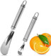 Booge 2 Pcs Stainless Steel Orange Grapefruit Citrus Peeler Easy To Peel