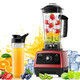 Foyoconven Blender For Smoothies Blenders For Kitchen With 68Oz. Pitcher And 20Oz.Juicer Container Smoothie Blender For Ice Crushing Frozen Fruits Black