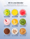 Ganiza Blender For Smoothies 14 Pcs Smoothie Blender For Kitchen Max 1300W Portable Blenders For Shakes Ice Crushing Grinding & More With 2 X 37 Oz 23 Oz Cups Perfect For Home & On - The - Go