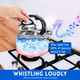Ggc Whistling Stove Top Tea Kettles 304 Stainless Steel Tea Kettles With Anti-Heat Handle 2.7Qt/3L Tea Pot For Boiling Water Coffee Or Milk