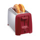 Hamilton Beach 2 Slice Toaster With Extra Wide Slots Shade Selector Auto-Shutoff Cancel Button And Toast Boost Red