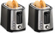 Hamilton Beach 2 Slice Extra Wide Slot Toaster With Bagel & Defrost Settings Shade Selector With 7 Browning Levels Toast Boost Auto Shutoff Black & Stainless Steel (22633)
