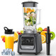 Lampick Blenders For Kitchen 2000W Blender For Smoothies 35000 Rpm Professional Grade High-Speed Smothie Blender With 68Oz Pitcher & 27Oz To-Go Cup For Smoothies Ice And Frozen Fruit