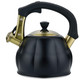 Lazneyru Stainless Steel Tea Kettle For Stove Top Teakettles Stovetop Whistling With Heat Proof Ergonomic Handle 2.5 Quart