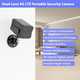 FUVISION Cellular Security Camera[24/7 Records],No WiFi Security Camera,4G Solar Camera with 20W Solar&20000mAH Battery,PTZ 360°View,Two Way Audio,Local SD/Cloud, Night Vision,PIR Motion