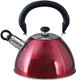 Mr. Coffee Morbern 1.8 Quart Stainless Steel Whistling Tea Kettle Red