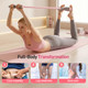 AprYew Pedal Resistance Bands with Handles Multifunction Elastic Yoga Resistance Band Natural Rubber Foot Pedal Resistance Bands Stretching Workout Fitness Bands for Abdomen Waist Arm Leg