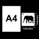 Coneedy 12 Pieces Animal Stencils Plastic Drawing Stencil Reusable Animal Template For Diy Crafts Painting Drawing