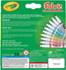 Crayola Fabric Markers, At Home Crafts For Kids, Fine Tip, Assorted Colors, Set Of 10