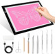 Dorhui A4 Light Pad For Weeding Vinyl, Led Copy Board Light Tracing Box Ultra-Thin Adjustable Usb Power For Vinyl Weeding Tools, Silhouettes, Cameos, Htv