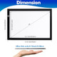 Dorhui A4 Light Pad For Weeding Vinyl, Led Copy Board Light Tracing Box Ultra-Thin Adjustable Usb Power For Vinyl Weeding Tools, Silhouettes, Cameos, Htv