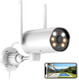 Hawkray WiFi Outdoor Security Camera Power Wired 3MP 2K Resolution,Pan Rotating 180° ,AI Function (Human Recognition & Tracking) 5X Digital Zoom. Two Way Audio White/IR Dual Light Support Hawkray WiFi Outdoor Security Camera Power Wired 3MP 2K Resolution,Pan Rotating 180° ,AI Function (Human Recognition & Tracking) 5X Digital Zoom. Two Way Audio White/IR Dual Light Support