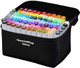 Memoffice 80 Colors Dual Tip Artist Alcohol Markers Set With Carrying Case - Perfect For Coloring, Drawing, Sketching, Card Making And Illustration - Perfect For Adults