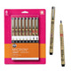 Sakura Pigma Micron Fineliner Pens - Archival Black Ink Pens - Pens For Writing, Drawing, Or Journaling - Assorted Point Sizes - 6 Pack