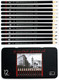 Yslon Professional Sketch Pencils Drawing Pencils Set For Kids And Adults,Art Sketching Pencils For Artists Beginner(8B-2H).(12-Count)
