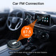 Hott C105 Portable Cd Player For Car With Bluetooth And Fm Transmitter Rechargeable Compact Cd Player With Touch Button Backlight Display For Home