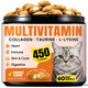 Buddycheer Cat Vitamin Treats With L-Lysine & Taurine Â€Œ 12 Essential Vitamins & 5 Minerals Cat Multivitamin Supplement For Immune Joint & Skin Support Daily Health Formula For Indoor & Senior Cats Â€Œ 450 Chews
