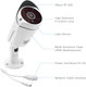 JideTech 5MP POE Outdoor IP Security Camera, 65ft IR Night Vision Motion Detection IP66 Waterproof