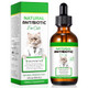 Fangcun Natural Antibiotic Liquid Drops For Cats - Supports Immune System Allergy & Uti Relief With Fast Absorption & Digestive Aid - Chicken Flavor For All Ages & Breeds 2 Fl Oz (60Ml)