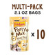 Friskies Purinanatural Cat Treats Party Mix Natural Yums With Real Chicken & Vitamins Minerals & Nutrients - (Pack Of 10) 2.1 Oz. Pouches