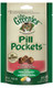 Greenies Feline Pill Pockets For Cats Natural Soft Cat Treats Salmon Flavor 1.6 Oz. Pouch (45 Treats)