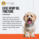 Hemp Dog Health Ease - Pet Hemp Oil For Dogs - Hip Joint & Mobility Support - Comfort & Daily Wellness Drops With Turmeric Frankincense & Mct Oil
