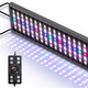 Hygger Aquarium Led Light Fish Tank Full Spectrum Lighting With 24/7 Day-Night Cycle Mode & Auto On/Off Timer 7 Colors Options Dimmable Extendable Bracket For 1218Inch Freshwater Plant Tank