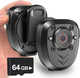 64GB Body Camera Police Civilians Patrol Portable Body Mounted Camcorder 1080P Night Vision 6 Hours Battery Life Recording Wearable Video Recorder for Law Enforcement Indoor Outdoor Security 64GB Body Camera Police Civilians Patrol Portable Body Mounted Camcorder 1080P Night Vision 6 Hours Battery Life Recording Wearable Video Recorder for Law Enforcement Indoor Outdoor Security