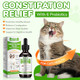 Liiutry Cat Constipation Relief 100% Natural Cat Laxative Liquid Stool Softener For Cats With 6 Probiotics Promotes Digestive & Gut Health Roast Chicken Flavor 2 Fl Oz