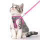Ncmama Cat Harness And Leash Set For Walking Escape Proof Soft Adjustable Kitten Harness Breathable Mesh With Reflective Strips Harness For Kitty Puppy Bunny(BlackXs)
