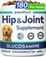 Pawfectchew Hemp + Glucosamine Treats For Dogs - Made In Usa Hip & Joint Supplement W/Hemp Oil Chondroitin Msm Turmeric - Natural Pain Relief - All Breeds Sizes - 120 Soft Chews