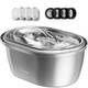 Petlibro Stainless Steel Cat Water Fountain 101Oz/3L Pet Water Fountain For Cats Inside Food-Grade Dog Water Fountain Automatic Cat Water Dispenser