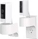 Outlet Mount for Ring Indoor Cam (2nd Gen and 1nd Gen), 2 Pack Plug-in Wall Mount Stand with Power Plug, 360 Degree Swivel and Space Saving Design (Ring Camera are Not Included) Outlet Mount for Ring Indoor Cam (2nd Gen and 1nd Gen), 2 Pack Plug-in Wall Mount Stand with Power Plug, 360 Degree Swivel and Space Saving Design (Ring Camera are Not Included)