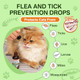 Puyrzoe Flea And Tick Prevention For Cats Natural Oral Cat Flea Treatment Drops With Pumpkin Seed Echinacea & Omega-3/6/9- Support Immunity Healthy Skin & Coat Digestion & Overall Wellness 60 Ml
