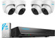 REOLINK Smart 5MP 8CH Home Security Camera System, 4pcs Wired 5MP PoE IP Cameras Outdoor with Person Vehicle Detection, 4K 8CH NVR with 2TB HDD for 24-7 Recording, RLK8-520D4-5MP REOLINK Smart 5MP 8CH Home Security Camera System, 4pcs Wired 5MP PoE IP Cameras Outdoor with Person Vehicle Detection, 4K 8CH NVR with 2TB HDD for 24-7 Recording, RLK8-520D4-5MP