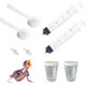 Sxyydsg 8 Pcs Small Pet Feeding Syringe Sets Baby Bird Feeding Syringe For Cats Dogs Other Small Animal (Syringes Milk Container Spoons And Powder Spoons)