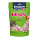Vitakraft Mini Drops Cherry Banana Treats For Hamsters Rats Mice And Small Pets - Wholesome Small Animal Snacks With Real Fruit Flavor And Nutrient-Rich Goodness - 2.5 Ounce Pack