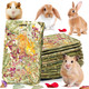 Ytskj Rabbit Toys 10 Pack Bunny Toys Bunny Chew Toy Guinea Pig Treats Timothy Hay Toy Chips With Herbal Flowers Timothy Hay Grass Hamster Snacks Chinchillas Gerbils For Small Animals Teeth