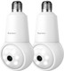 Septekon 4MP Light Bulb Camera 2 Pack, 360 Light Socket Security Camera Outdoor Indoor 2.4GHz WiFi, 2K Full Color Night Vision, Motion Detection Alarm, IP65 Waterproof, Two-Way Audio Septekon 4MP Light Bulb Camera 2 Pack, 360 Light Socket Security Camera Outdoor Indoor 2.4GHz WiFi, 2K Full Color Night Vision, Motion Detection Alarm, IP65 Waterproof, Two-Way Audio
