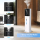 2.11Gal Ultrasonic Cool Mist Humidifier with Timer and Humidistat for Large Rooms - Home, Bedroom, Baby, Adults, Plants - White
