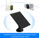Solar Panel for Security Camera,USB Solar Panel Compatible with Rechargeable Battery Camera,5V 3.5W Waterproof Solar Panel with 10ft Charging Cable,Adjustable Security Mount(3 Pack) Solar Panel for Security Camera,USB Solar Panel Compatible with Rechargeable Battery Camera,5V 3.5W Waterproof Solar Panel with 10ft Charging Cable,Adjustable Security Mount(3 Pack)