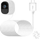 6ft Charging Cable and Quick Charge 3.0 Wall Charger, Compatible with Arlo Pro & Pro 2, Arlo GO, Other Home Cameras (Micro USB) Provides Continuous Uninterrupted Outdoor Power(White)