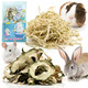 Abizoo Rabbits Chew Treats Natural Papaya Chew Toys For Bunny Healthy Tasty Snack For Guinea Pig Rabbit Chinchilla Supports Digestion And Dental Care
