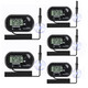 Aediko 8Pcs Aquarium Thermometer Lcd Digital Fish Tank Thermometer With Water-Resistant Sensor Probe And Suction Cup For Turtle Incubators Terrarium Water Thermometer