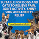 Aiqiusha Oil For Dogs & Cats 60MlPet Oil For PainSkinArthritis PainPain ReliefCalmingOmega 369 For Dog EmotionsBarking & Dog JointsSupports & Maintains Healthy Joints (1 Pack Blue)