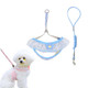 Annuoze Cat Harness Collar And Leash Set Sweet Lace Floral Kitten Collar Escape Proof Puppy Chest Harness Adjustable Cute Harness Leash Set For Cat Puppy Dog Outdoor Walking (Purple S)