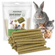 Aovrmuz Bunny Timothy Hay Chew Sticks Treats Toy 200G For Golden Hamsters-Rabbit-Guinea-Pigs-Small Animal Natural Healthy
