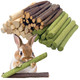 Apesaipu Sweet Bamboo 250G Natural Molar Wood Treats Toys For Small Animals Rabbits Guinea Pig Bunny Hamster Rat Chinchillas