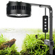 Aqqa Aquarium Clip-On Stream Light With Controller Led Fish Tank Light With 3 Modes (White/Rgb/Full Spectrum) Timer & 6 Brightness Levels Adjustable Clamp For Freshwater Plants Fish Tanks 60W