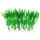 Aquaneat Fish Tank Artificial Plants Aquarium Plastic Seaweed Decorations 11.75Inch Tall Fake Green Accessories 10 Packs